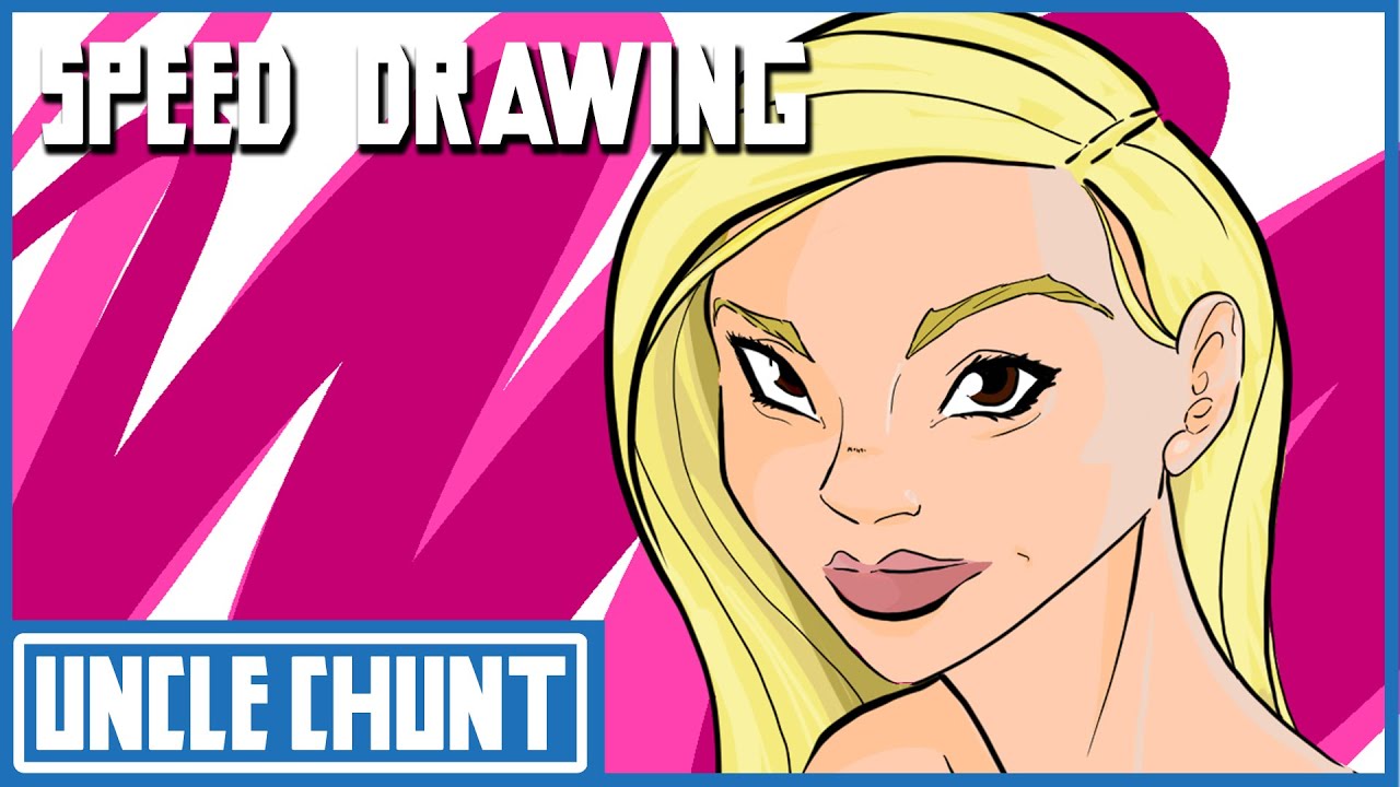 SPEED DRAWING: Blonde Girl (How to draw a female/woman)