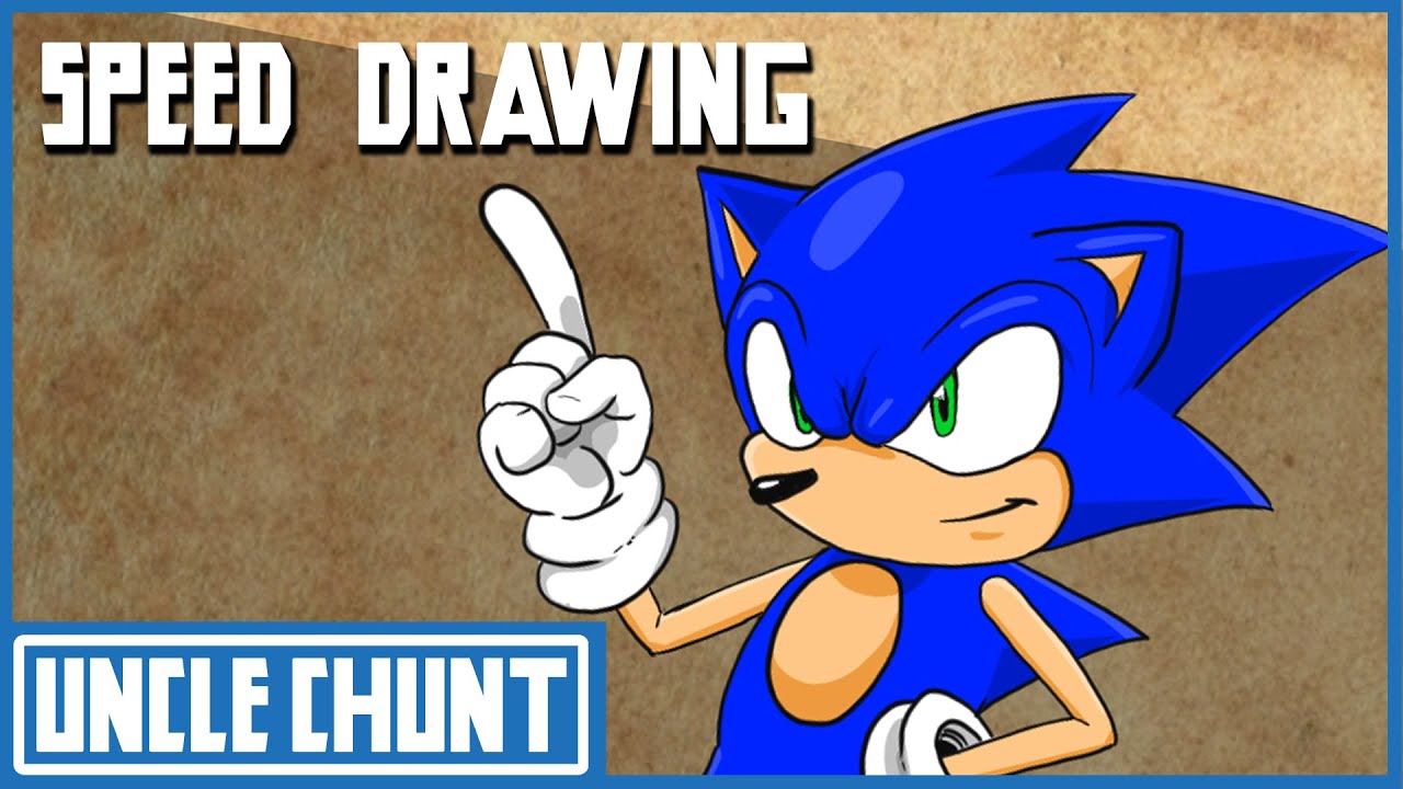 SPEED DRAWING: Sonic the Hedgehog